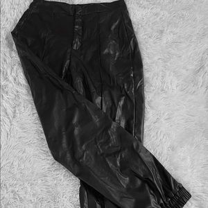 Women’s Leather Pants - Size Medium